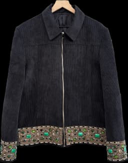 Corduroy Bejewelled Jacket