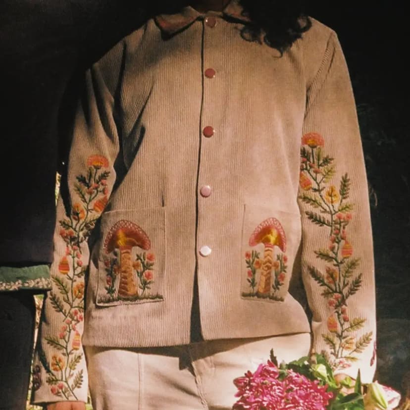 Mughal Mushroom Corduroy Jacket