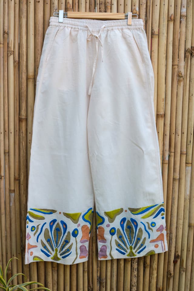 Painted Peacock Pants